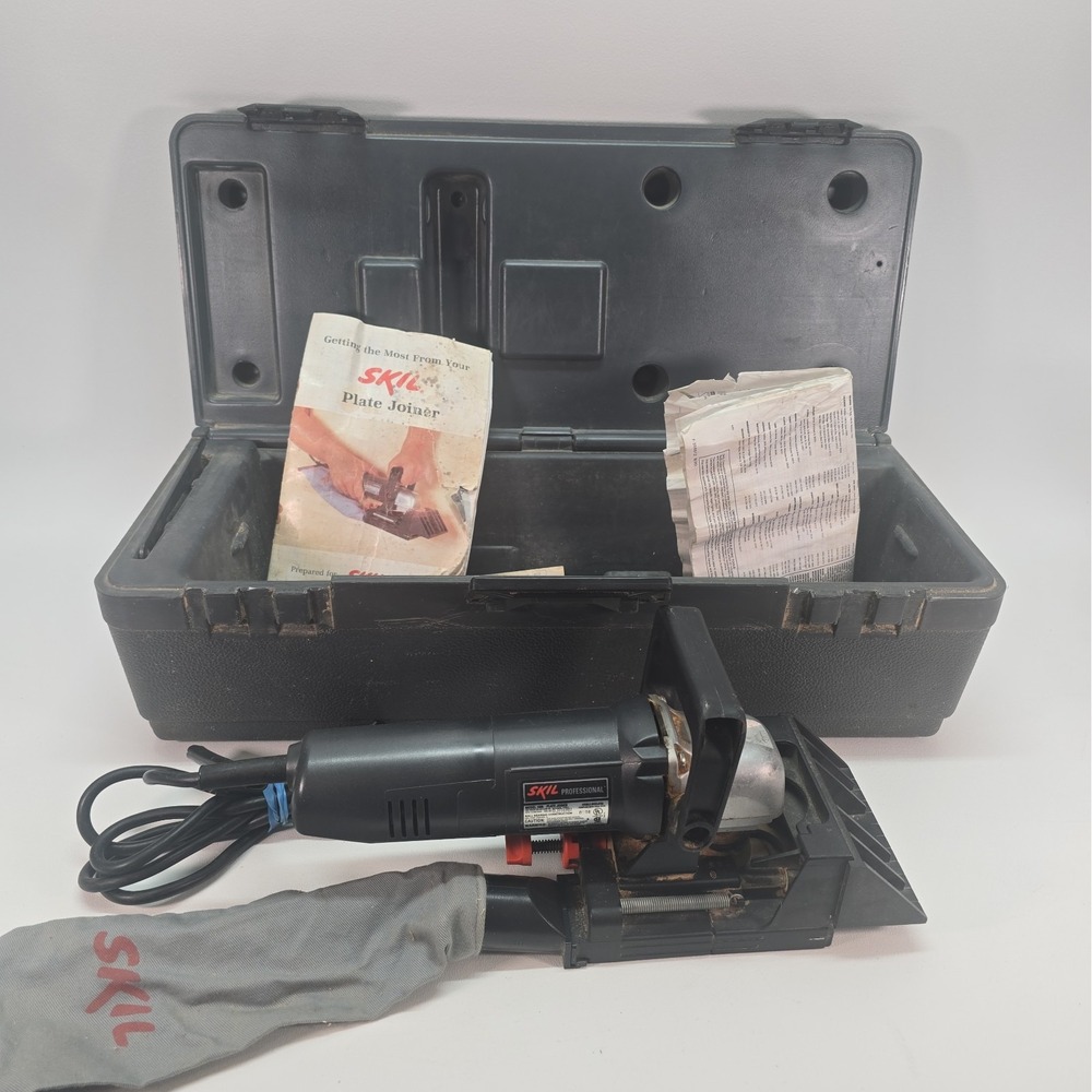 Skil Professional 1605 Biscuit Plate Joiner with Dust Collection Bag and Case